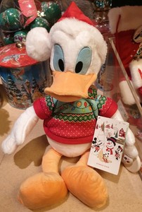 donald duck christmas plush