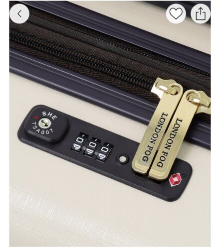 London Fog Brentwood II 25” Hardside Check-In Spinner Suitcase - Picture 3 of 7