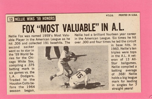 1964 Topps Giant Baseball Cards (#1-59) - Pick A Card, VG-MT condition - Picture 18 of 100