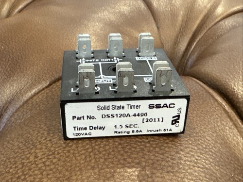 NEW ABB SSAC DSS120A-4496 SOLID STATE TIMER 120VAC 1.5 Sec Delay FAST SHIPPING - Picture 2 of 5