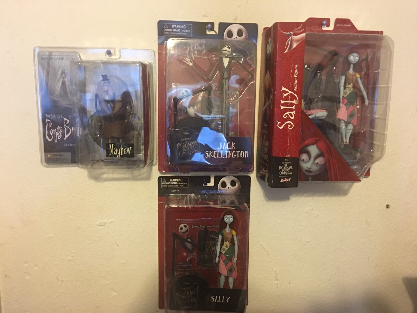 Pesadilla antes de Navidad Neca Diamond seleccionar Lote de 4 Figuras Mcfarlane Pesadilla antes de Navidad Neca Diamond seleccionar Lote de 4 Figuras Mcfarlane