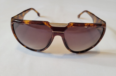 CARRERA FLAGLAB 13 086/HA HAVANA GOLD TRIM WRAP SUNGLASSES 