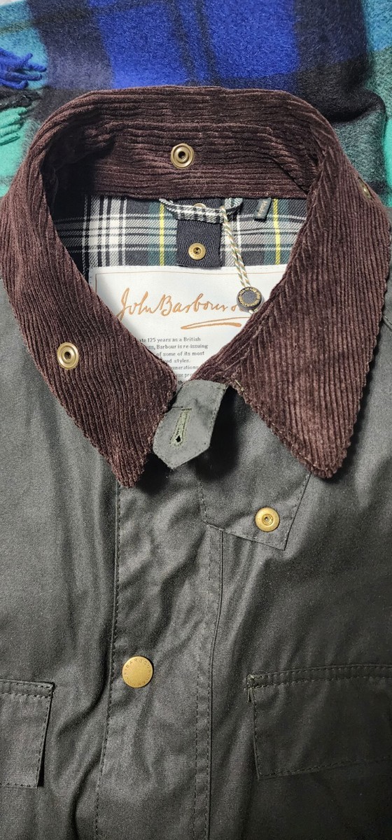 NWT BARBOUR 125 YEAR ICONS BEDALE XL WAXED COTTON GOLD NWT BARBOUR 125 YEAR ICONS BEDALE XL WAXED COTTON GOLD