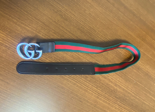 Original GUCCI Kinder Gürtel Grün - Bild 3 von 5