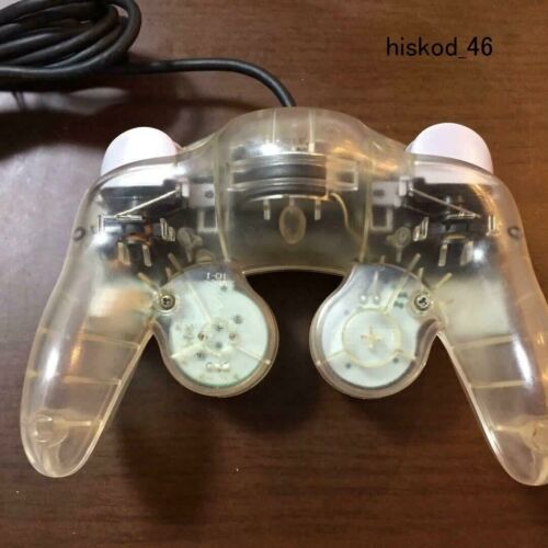 Nintendo Official GameCube Controller Pad Clear Spice GC Wii Joy stick JP F/S - Picture 2 of 6