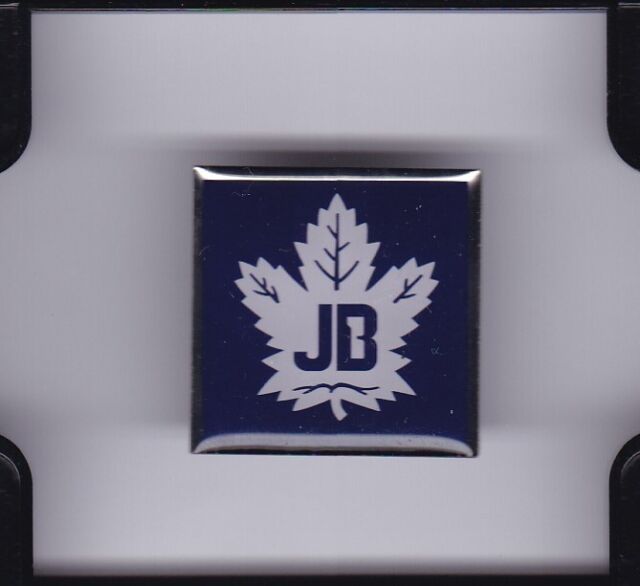 Johnny Bower JB Toronto Maple Leafs Commemorative Lapel Pin Johnny Bower JB Toronto Maple Leafs Commemorative Lapel Pin