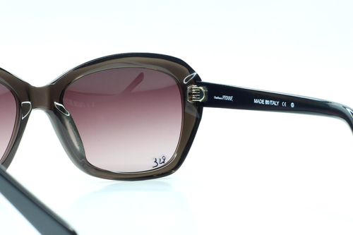 Gafas de sol Gianfranco Ferre FG54403 marrón gris degradado acetato lujo Italia - Imagen 13 de 14