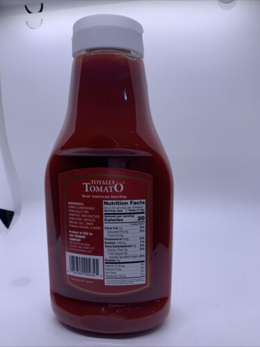 Totally Tomato Ketchup 38 Oz No Artificial Flavors No Starches Made In USA - Picture 2 of 3