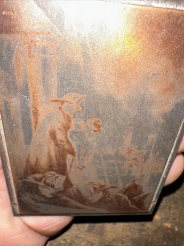 Printing Block “ Firefighting Scene, Firefighter Saving Child “ Need Wood Block - Picture 14 of 18