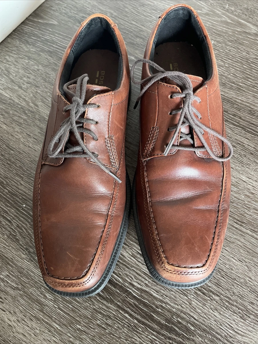 Leather Mens Dress eBay Oxford | Brown Bostonian Lightweight Shoes 8M size Flexlite