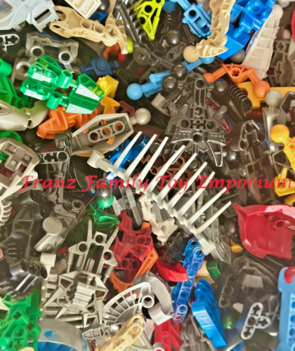 🧱 LEGO BIONICLE Hero Factory TECHNIC 8 ounces oz Bulk Random Parts Mask Weapons - Picture 3 of 4