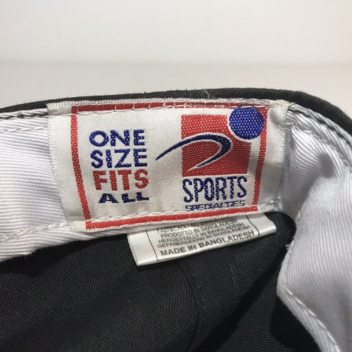 Cappello snapback vintage anni 90 Sports Specialties University of Michigan nero nuovo con etichette - Foto 8 di 8