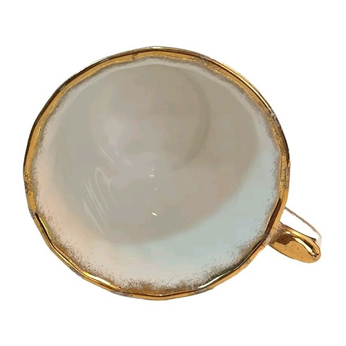 HD&S Royal Patrician CUP Pink Yellow Roses Gold Trim Fine Bone China England - Picture 8 of 18