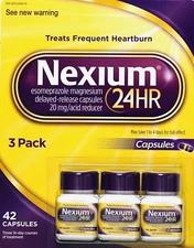 Nexium 24HR Acid Reducer Esomeprazole Magnesium 20mg Delayed-Release Capsules