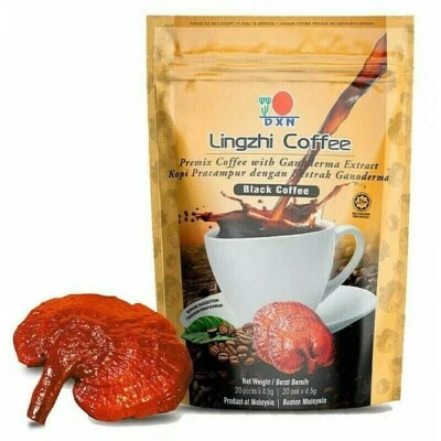 2 Packs DXN Lingzhi Black Coffee Ganoderma Reishi Instant Classic Cafe NEW USA