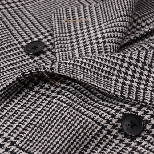 Belvest Relaxed-Fit Unstructured Glen Plaid Wool Overcoat 40R (Eu 50) Coat NWT - Picture 3 of 9