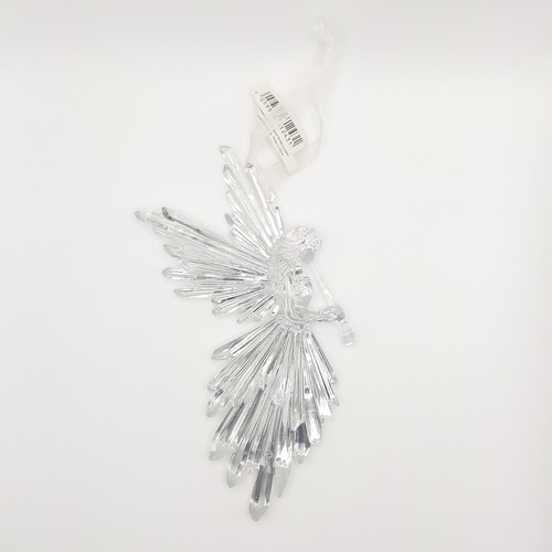 Large Christmas Angel With Long Trumpet Hanging Decoration - Picture 4 of 7