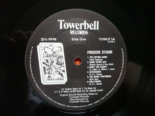 Freddie Starr Self Titled Vinyl UK 1982 Towerbell 1st Press A1/B1 LP EXC - Picture 2 of 8