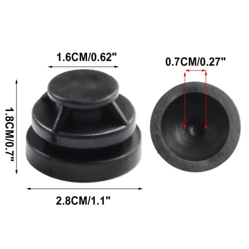Car Engine Cover Rubber Mounts 4Pcs Black Auto Practical Buffer Tool Attachments - Picture 2 of 24