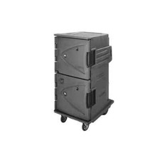 Cambro CMBHC1826TBC191 Camtherm Tall Profile Electric Hot/Cold Cart - Gray