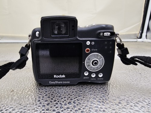 Kodak EasyShare DX6490 4.0MP Digital Camera -UNTESTED Battery Included 10X Zoom - Picture 7 of 13