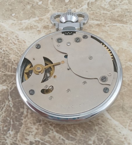 Reloj Bolsillo Coronación Reina Isabel II Smiths Caja Placa Cromada 1953 Nuevo de Lote Antiguo - Imagen 5 de 12