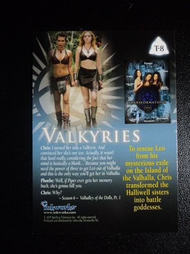 2005 CHARMED CONVERSATIONS - CHASE CARD - TRANSFORMATIONS PUZZLE - T7 - Picture 4 of 4