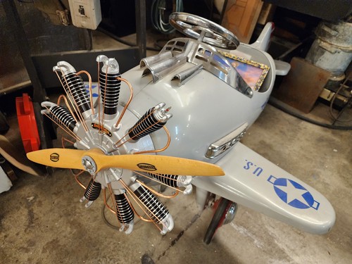 9 Cylinder Radial Engine for your Pedal Persuit Plane - Picture 3 of 17