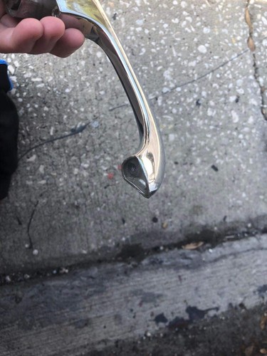 1965 1966 1967 Chevy Corvette LH outer door handle OEM - Picture 8 of 14