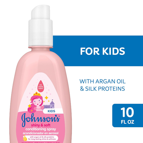 Shiny & Soft Tear-Free Kids' Hair Conditioning Spray with Argan - Picture 2 of 12