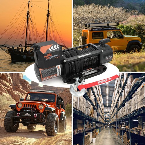 MNEMOSYNE Electric Winch 12V 4500LB 5000LB 13000LB 13500LB Truck ATV Winch 4WD - Picture 62 of 66