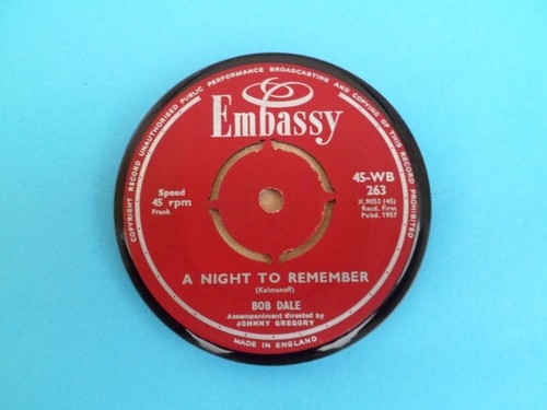 DRINKS COASTERS - Upcycled Vinyl Records Original Singles Vinyl Records - List B - Picture 336 of 536