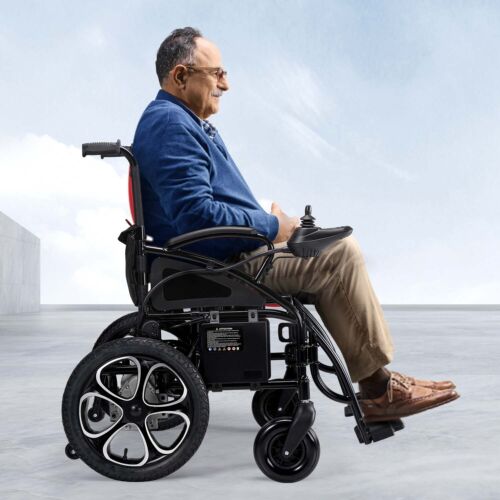 500W All Terrain Electric Wheelchair Heavy Duty Foldable Electric Wheelchairs - Picture 16 of 20