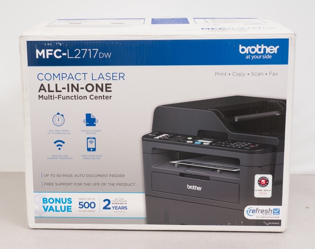 Brother MFCL2717DW Monochrome Laser AllInOne Printer for sale online