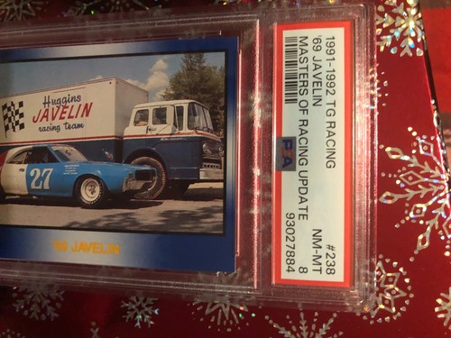 69 JAVELIN PSA 1991-1992 TG RACING -Masters Of Racing Update #238     Sharp Card - Picture 2 of 6