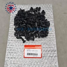 New 50X 10mm Clips Bumper Rivets Retainer Fastener Hood Fender For Honda USA