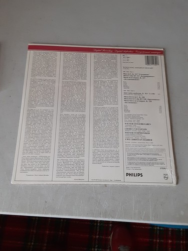 Mozart Krönungsmesse / Spatzenmesse (LP, 1983) V Boys Choir, Wiener Symphoniker - Picture 2 of 2