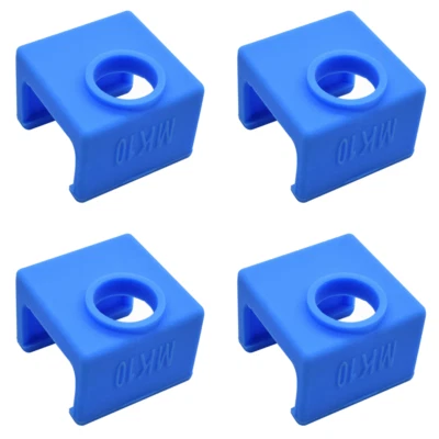 4x MK10 Silicone Socks Cover for Qidi X-Plus/Dremel 3D20/Flashforge Creator Pro