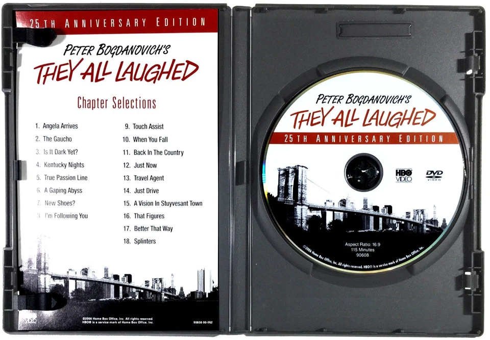 They All Laughed (DVD, 1981, 25th Anniv. Ed)   Audrey Hepburn   Ben Gazzara - Image 3 of 3