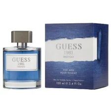 Guess 1981 Indigo by Guess 3.4 oz EDT Cologne for Men New In Box