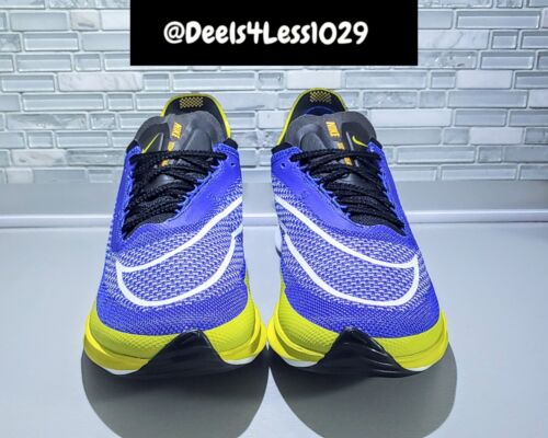 Nike ZoomX Streakfly Running Mens Size 12 Racer Blue White Yellow DJ6566-401