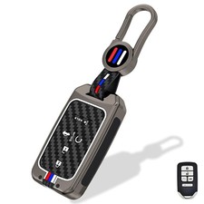 Heavy Metal Key Fob Cover, Compatible with Honda Accord Civic CRV Pilot Odyss...