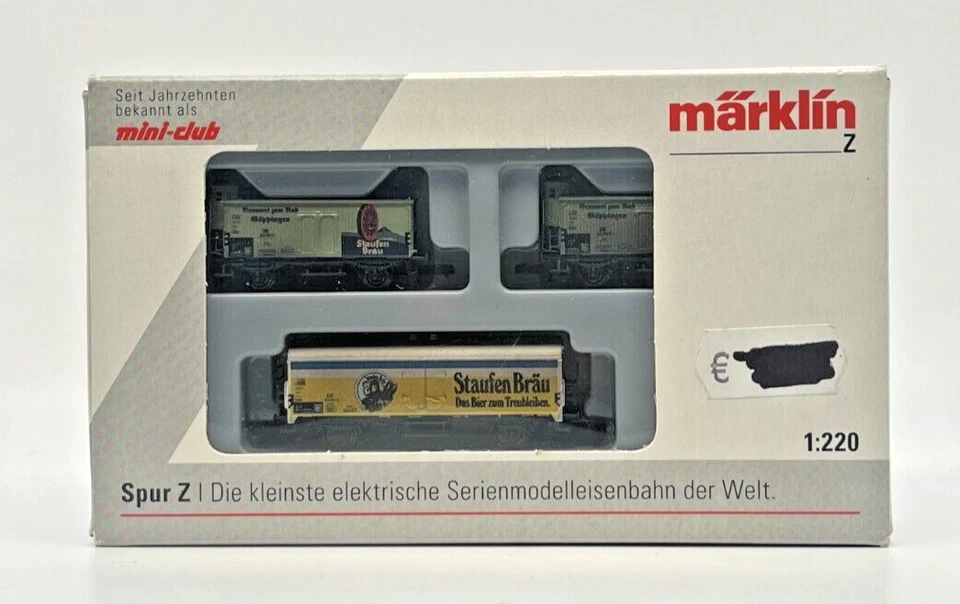 Z Scale Marklin 86603 Beer Car And Freight Set Original Box - Image 2 of 4