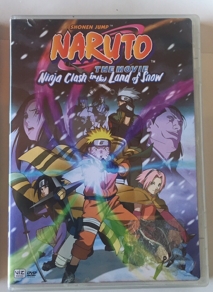 Naruto The Movie Ninja Clash in the Land of Snow DVD And Naruto