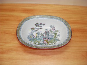 Edge-Malkin-amp-Co-Chang-Bowl-Oriental-Staffordshire-England-Dinner-Server-Oval