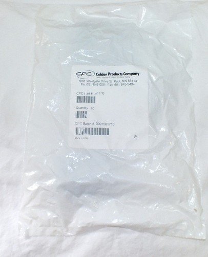 CPC Colder 3/8 Hose Barb Valved Elbow Coupling #61100 fitting - Picture 2 of 3