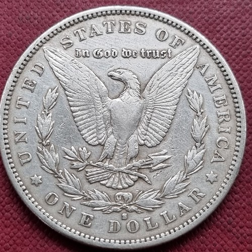 Dólar Morgan S 1892 $1 mejor grado XF #68398 - Imagen 2 de 2