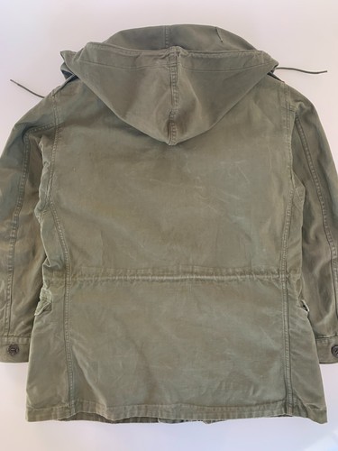 VTG Old M43 Field Jacket Coat w/ Rank OD M1943 38R World War II WW2 US Army 40s - Picture 3 of 15