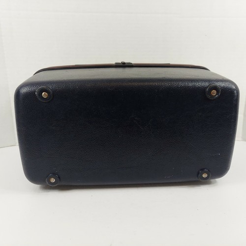 Samsonite Silhouette 4 Hard Side Train Vanity Case Blue No Key No Tray 1987 VTG - Picture 6 of 11