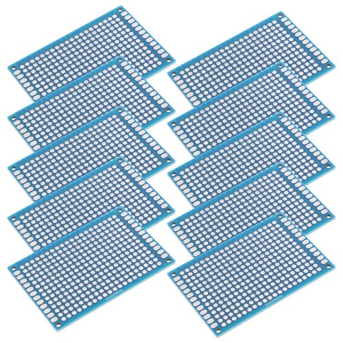 10 piezas bloques de circuito de soldadura de placa experimental de pulverización de estaño de doble cara PCB - Imagen 4 de 12